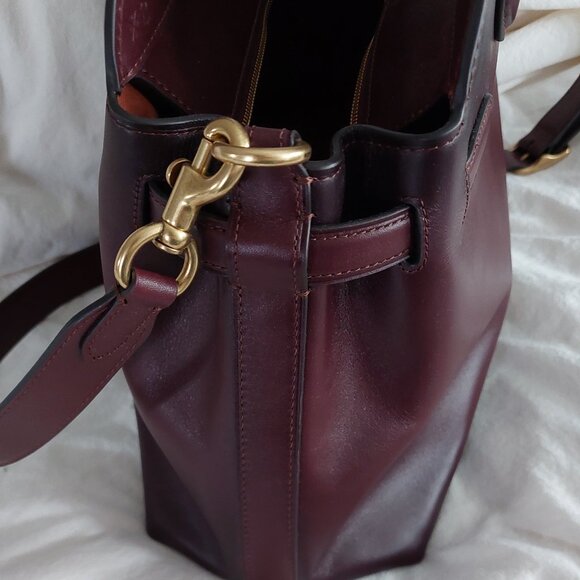 COACH Soft Empire Carryall Bag 40 - Merlot - Picture 4 of 11